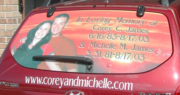 memorial window decal